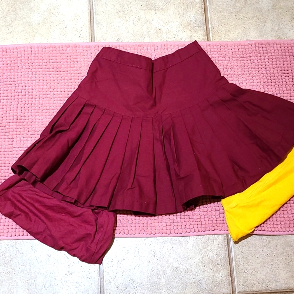 Vintage Cheerleader Skirt, Halloween costume
